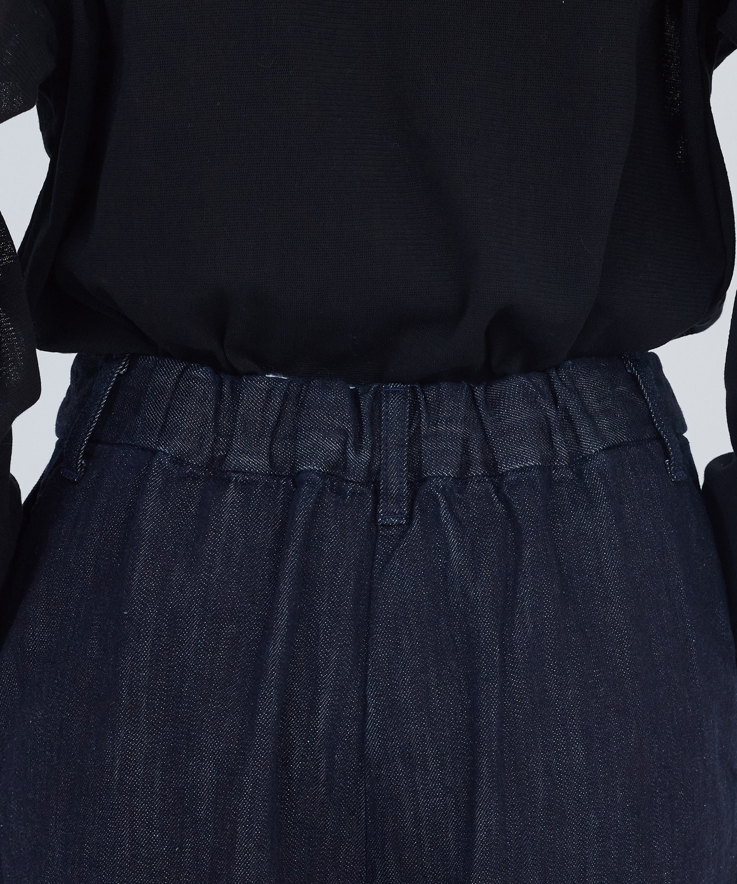 【ADIEU TRISTESSE】ワンタックデニムパンツ 詳細画像 インディゴブルー 15