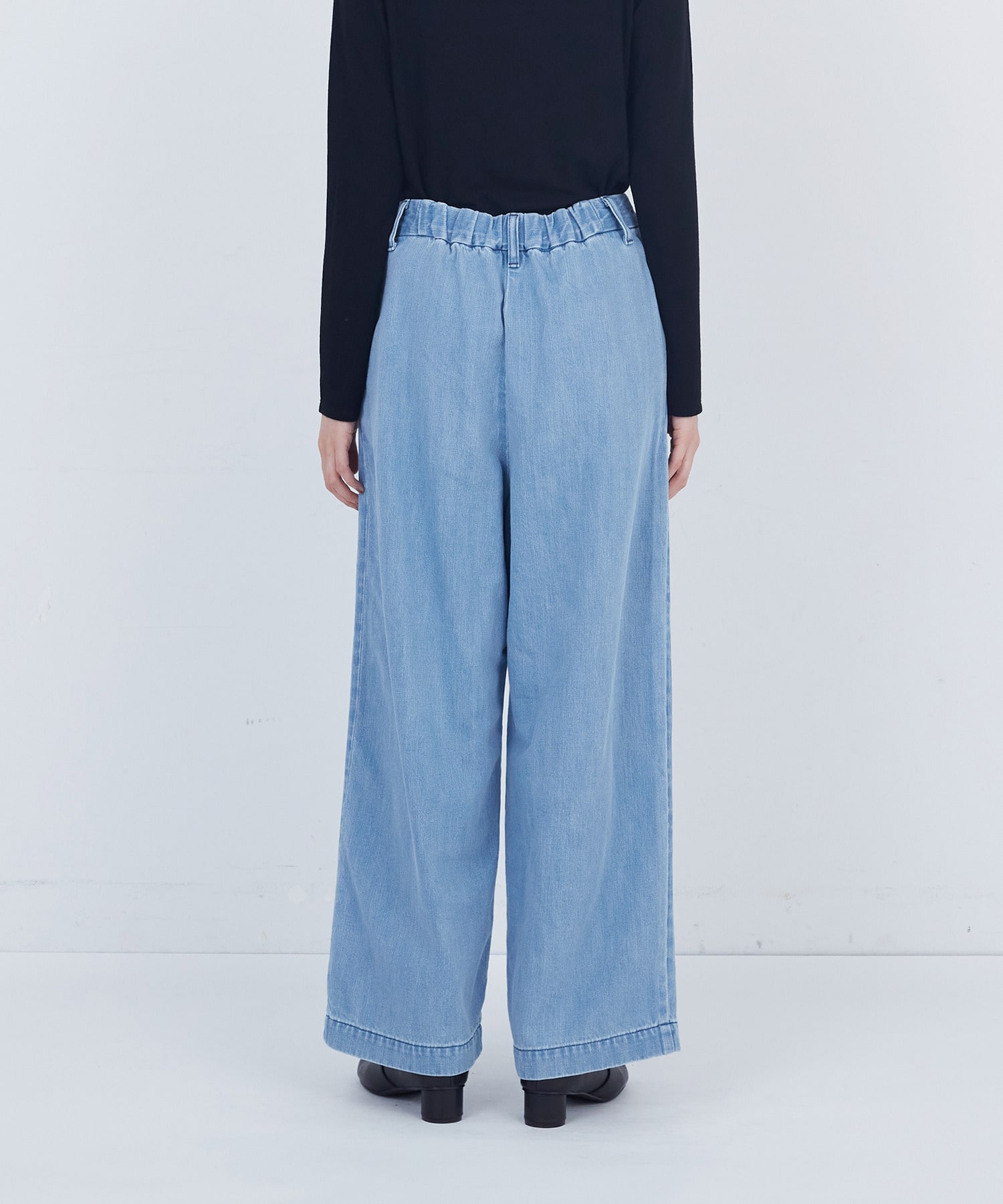 【ADIEU TRISTESSE】ワンタックデニムパンツ 詳細画像 インディゴブルー 7