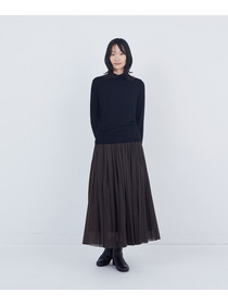 【ADIEU TRISTESSE】コットンチュールスカート 詳細画像 ブラウン 5