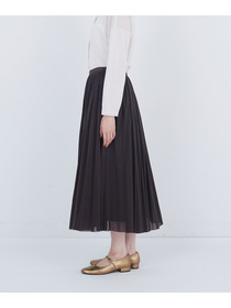 【ADIEU TRISTESSE】コットンチュールスカート 詳細画像 ブラウン 7