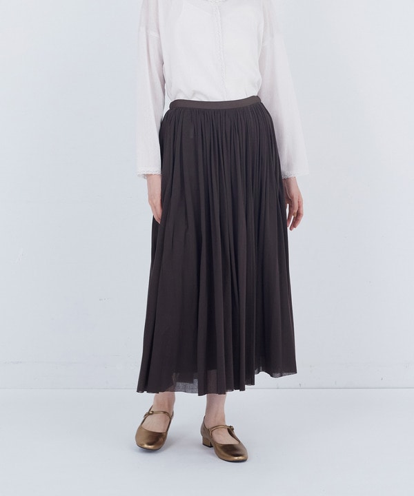 コットンチュールスカートコットンチュールスカート