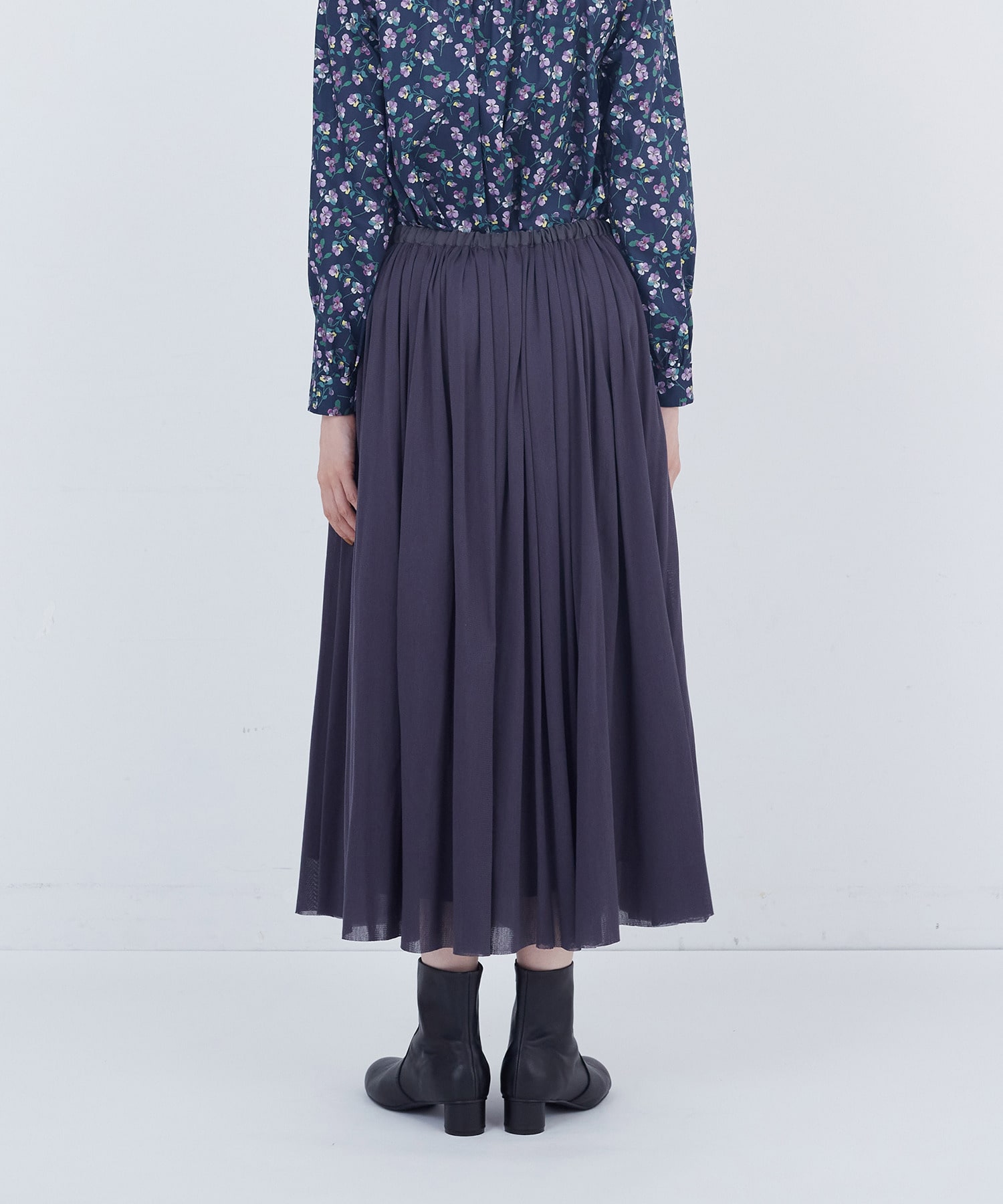 【ADIEU TRISTESSE】コットンチュールスカート 詳細画像 ブラウン 15