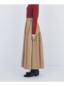 【ADIEU TRISTESSE】コットンポリエステルギャザーロングスカート 詳細画像 ネイビー 12