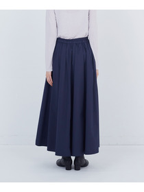 【ADIEU TRISTESSE】コットンポリエステルギャザーロングスカート 詳細画像 ネイビー 7