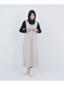 【ADIEU TRISTESSE】コットンミラノリブニットワンピース 詳細画像 グレイッシュベージュ 15