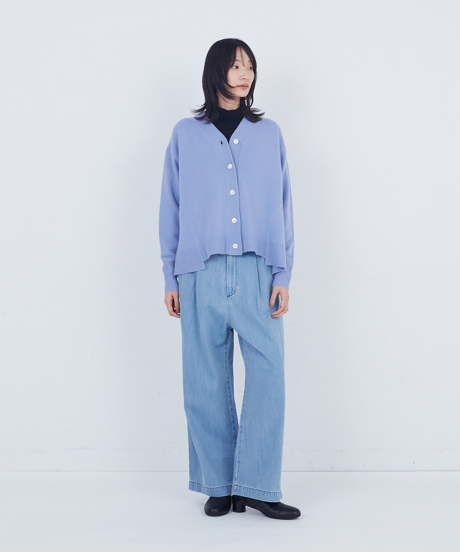 【ADIEU TRISTESSE】ウールカシミヤニットカーディガン 詳細画像 ピンク 10