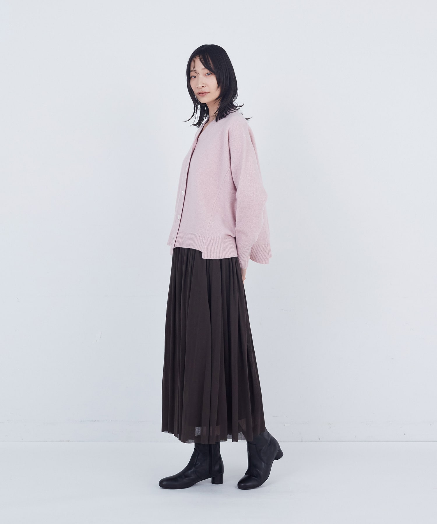 【ADIEU TRISTESSE】ウールカシミヤニットカーディガン 詳細画像 ピンク 16