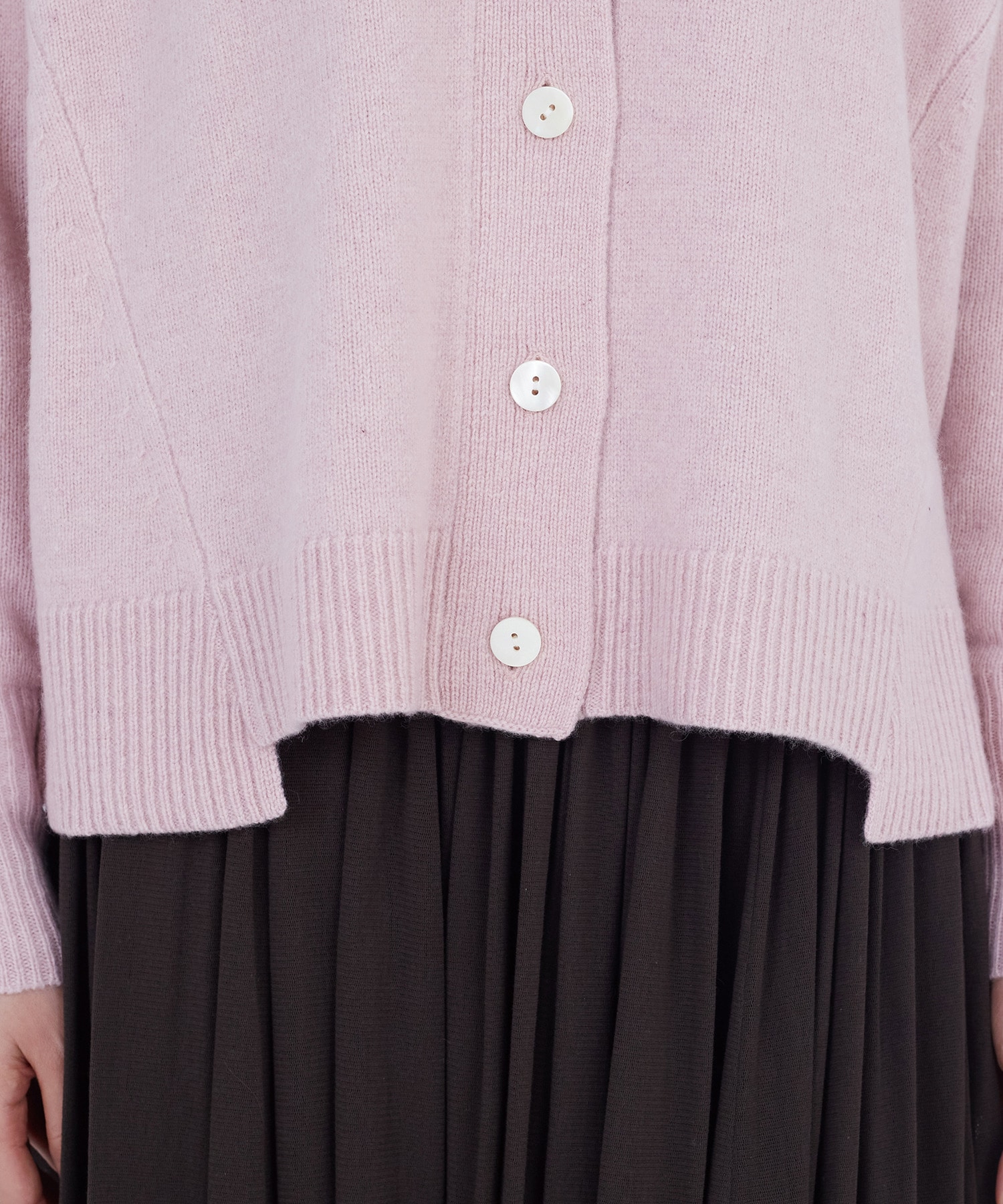 【ADIEU TRISTESSE】ウールカシミヤニットカーディガン 詳細画像 ピンク 24