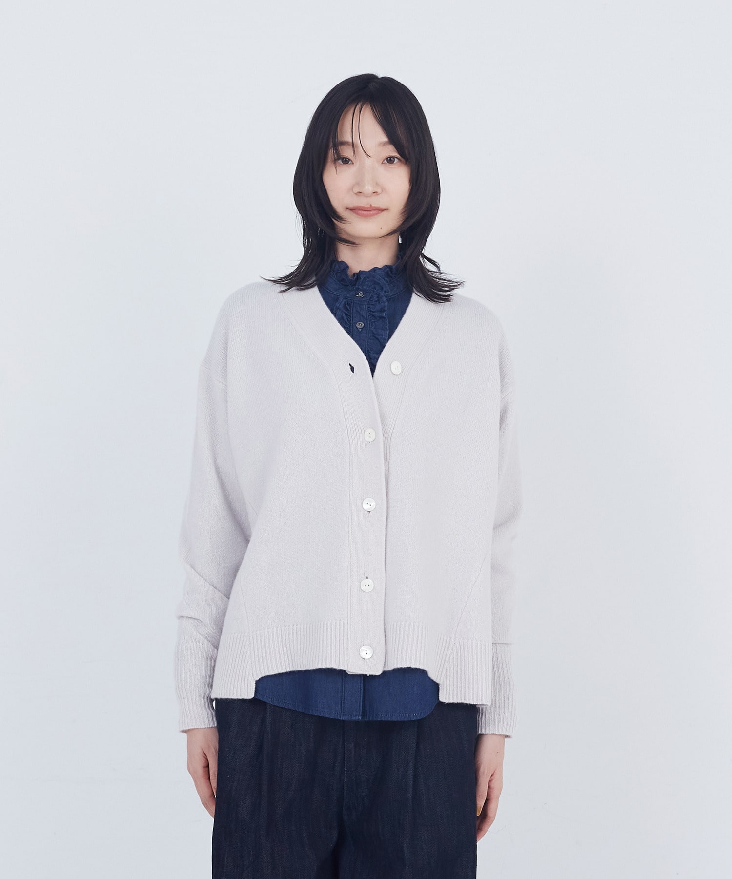 【ADIEU TRISTESSE】ウールカシミヤニットカーディガン 詳細画像 ピンク 5