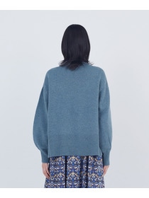 【ADIEU TRISTESSE】ロールカラーパフスリーブニット 詳細画像 グリーン系その他 11