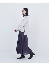 【ADIEU TRISTESSE】ロールカラーパフスリーブニット 詳細画像 グリーン系その他 13