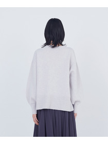 【ADIEU TRISTESSE】ロールカラーパフスリーブニット 詳細画像 グリーン系その他 16