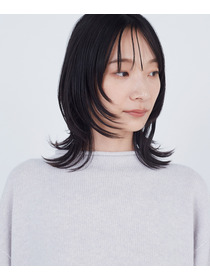 【ADIEU TRISTESSE】ロールカラーパフスリーブニット 詳細画像 グリーン系その他 17