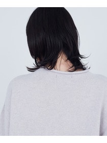 【ADIEU TRISTESSE】ロールカラーパフスリーブニット 詳細画像 グリーン系その他 18