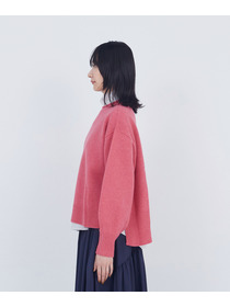 【ADIEU TRISTESSE】ロールカラーパフスリーブニット 詳細画像 グリーン系その他 4