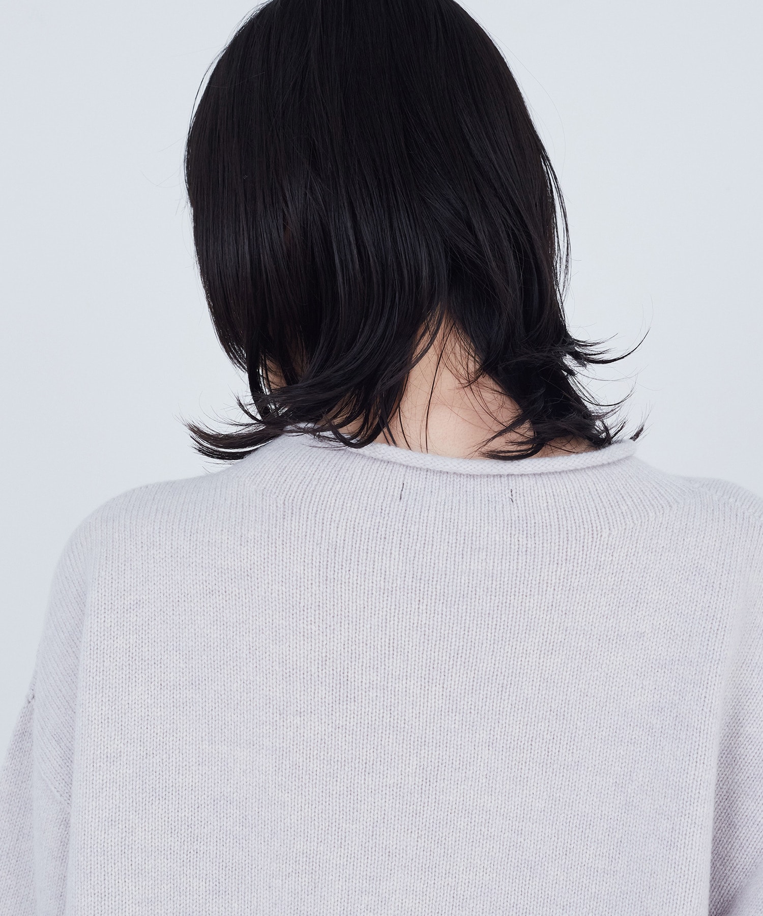 【ADIEU TRISTESSE】ロールカラーパフスリーブニット 詳細画像 グリーン系その他 18