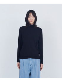 【ADIEU TRISTESSE】ガーゼベア天竺タートルネックカットソープルオーバー 詳細画像 ブラック 12