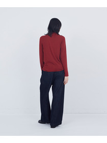 【ADIEU TRISTESSE】ガーゼベア天竺タートルネックカットソープルオーバー 詳細画像 ブラック 17