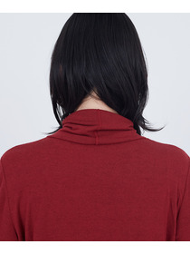 【ADIEU TRISTESSE】ガーゼベア天竺タートルネックカットソープルオーバー 詳細画像 ブラック 23