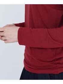 【ADIEU TRISTESSE】ガーゼベア天竺タートルネックカットソープルオーバー 詳細画像 ブラック 24