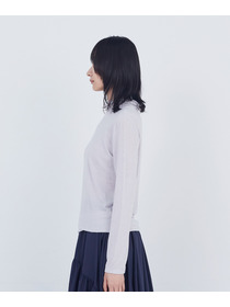 【ADIEU TRISTESSE】ガーゼベア天竺タートルネックカットソープルオーバー 詳細画像 ブラック 5