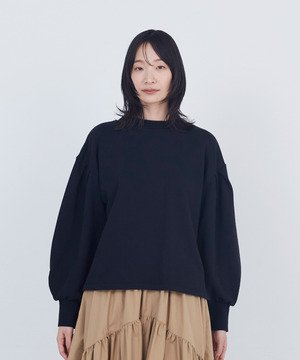 【ADIEU TRISTESSE】ボリュームスリーブカットソープルオーバー 詳細画像 ブラック 1