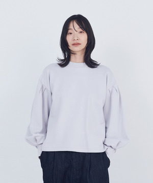【ADIEU TRISTESSE】ボリュームスリーブカットソープルオーバー 詳細画像 グレー 1