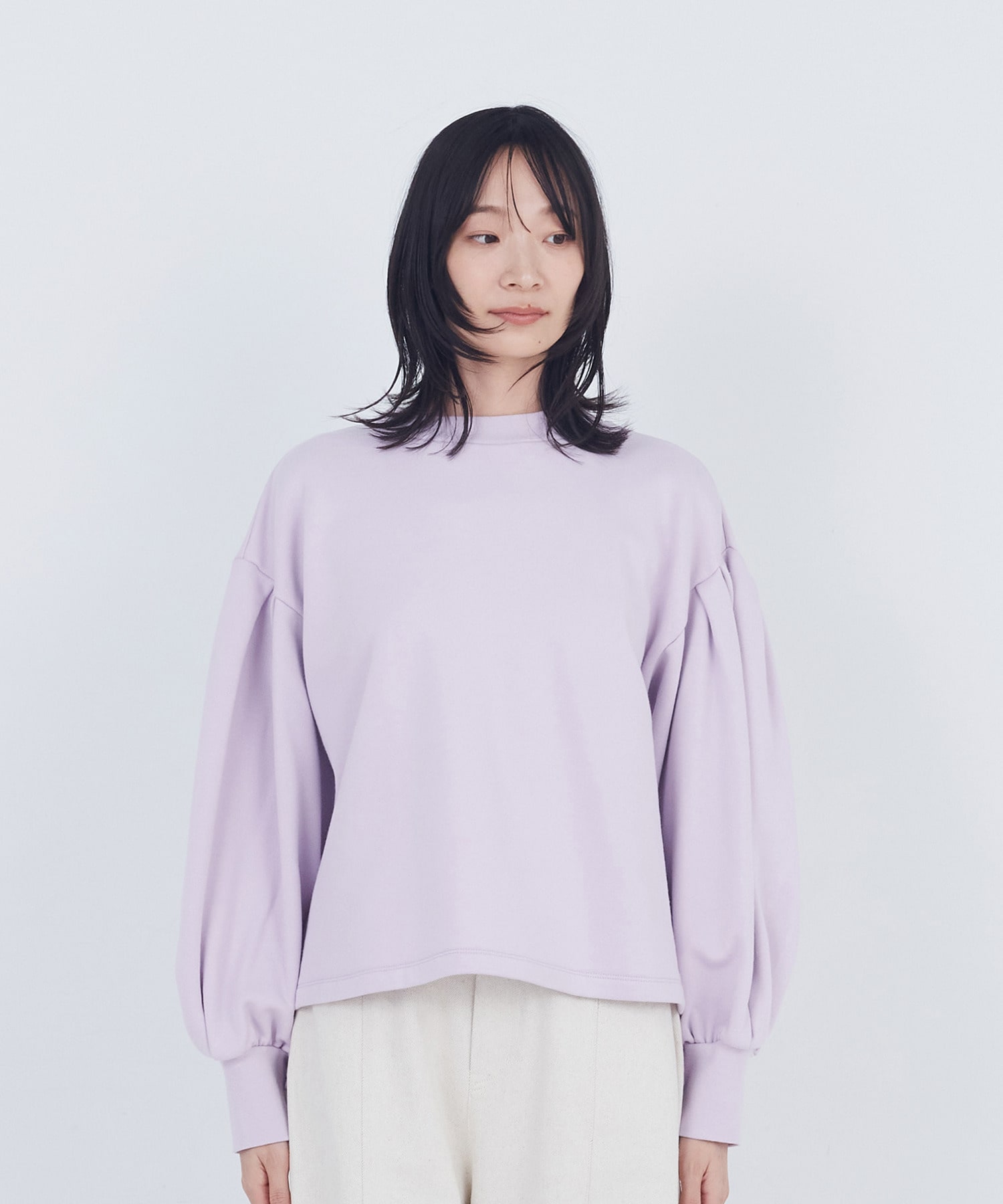 【ADIEU TRISTESSE】ボリュームスリーブカットソープルオーバー 詳細画像 ブラック 4