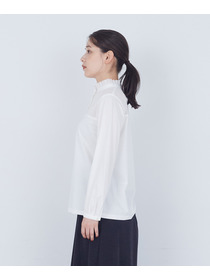 【ADIEU TRISTESSE】綿チュール×カットソーブラウス 詳細画像 ブラック 20