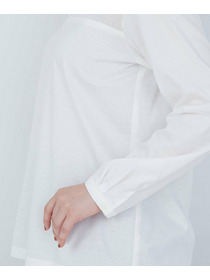 【ADIEU TRISTESSE】綿チュール×カットソーブラウス 詳細画像 ブラック 25