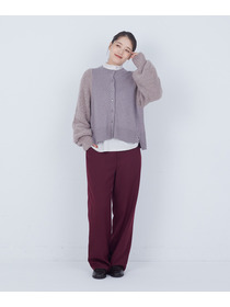 【ADIEU TRISTESSE】綿チュール×カットソーブラウス 詳細画像 ブラック 4