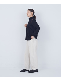 【ADIEU TRISTESSE】綿チュール×カットソーブラウス 詳細画像 ブラック 9