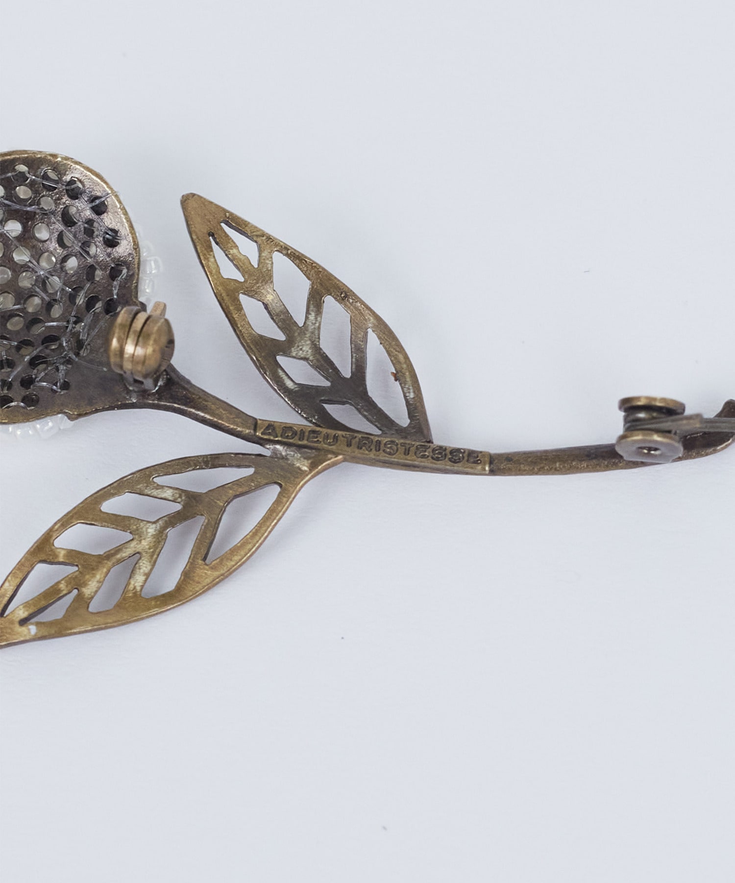 【ADIEU TRISTESSE】【クリスマスマルシェ】フラワービーズブローチ 詳細画像 レッド 10