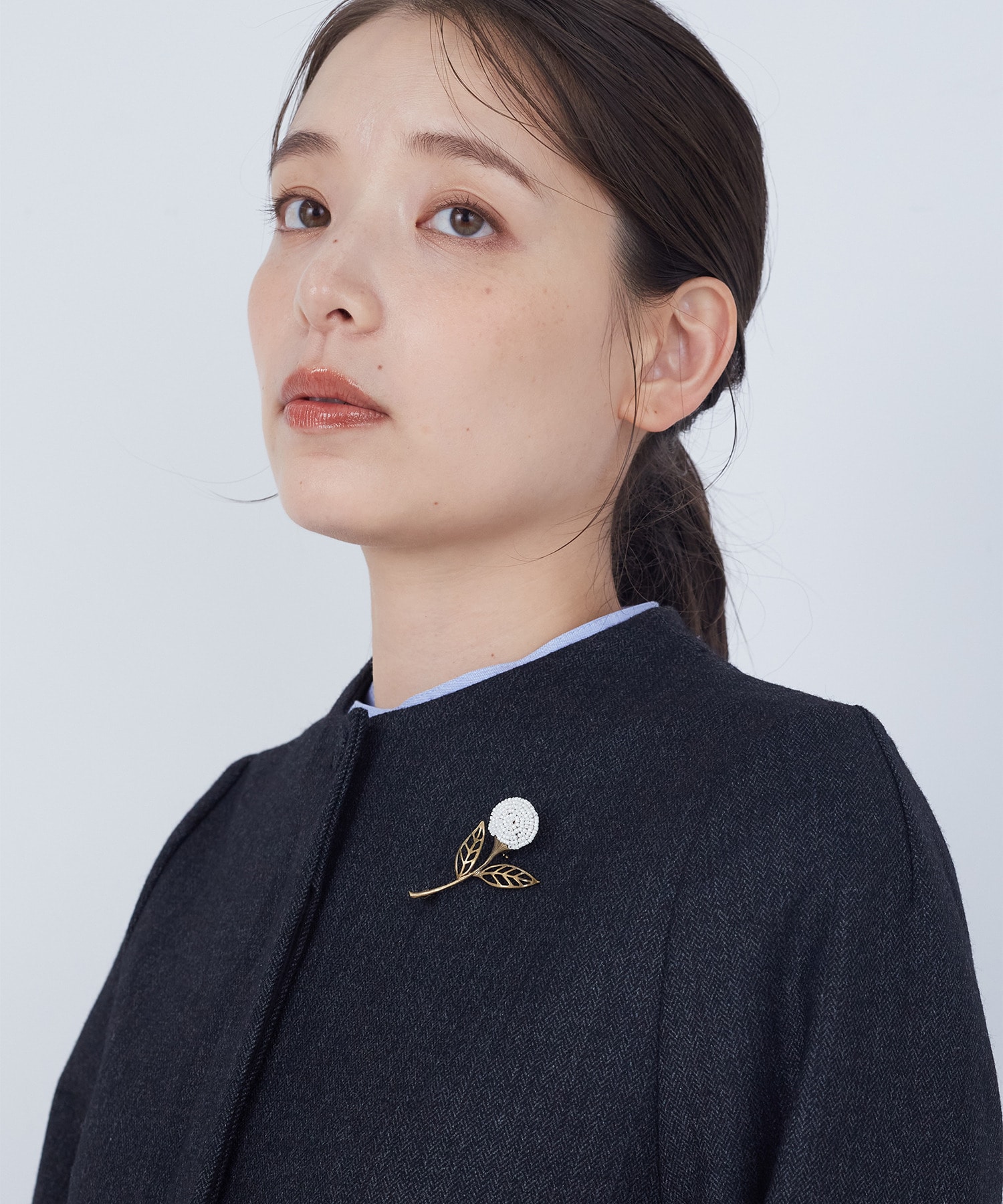 【ADIEU TRISTESSE】【クリスマスマルシェ】フラワービーズブローチ 詳細画像 レッド 4