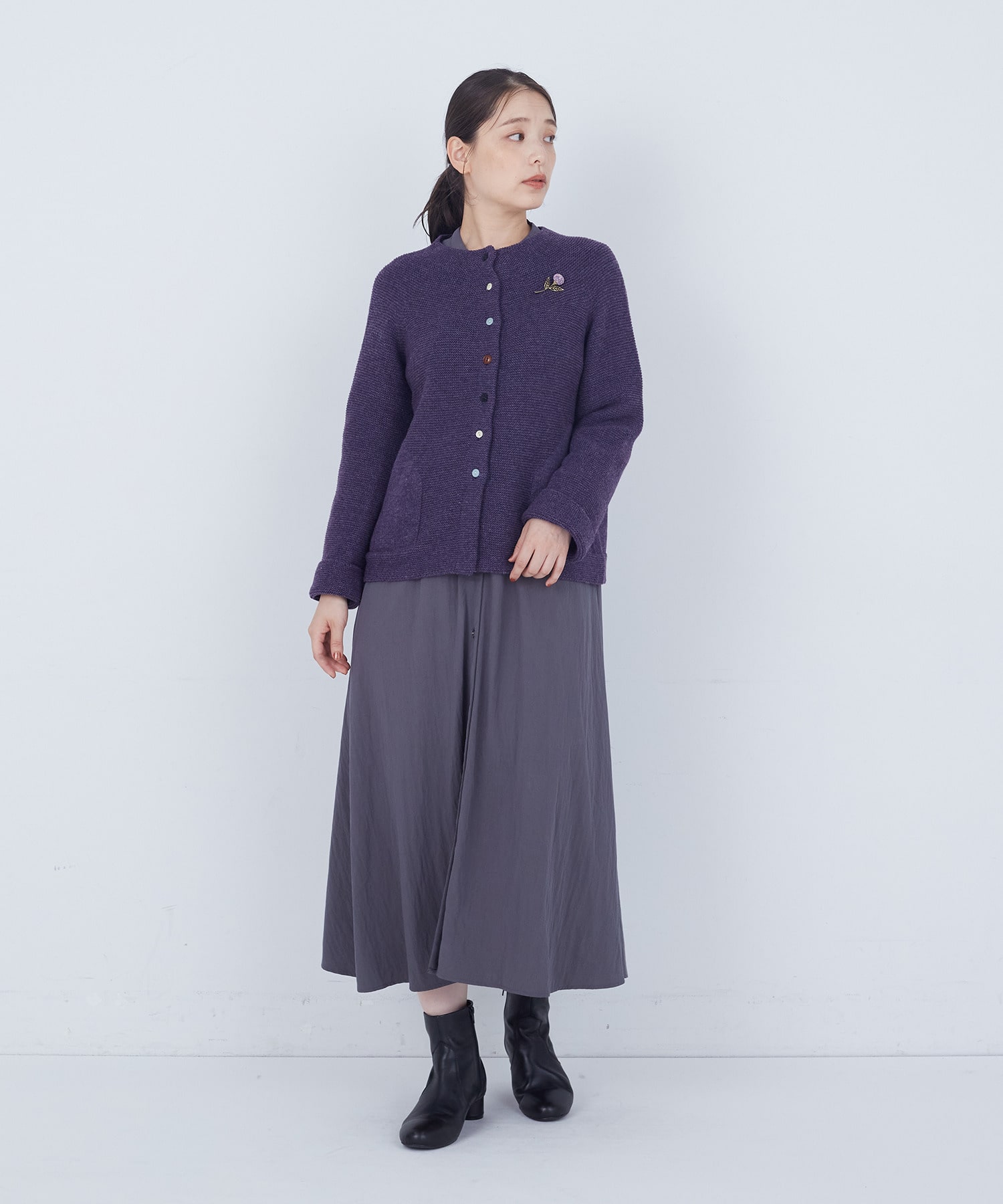 【ADIEU TRISTESSE】【クリスマスマルシェ】フラワービーズブローチ 詳細画像 レッド 5