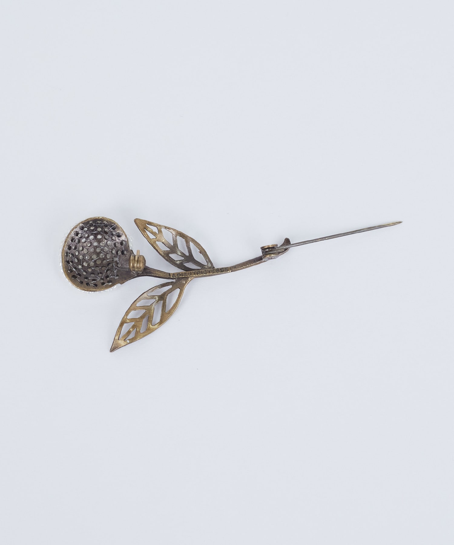 【ADIEU TRISTESSE】【クリスマスマルシェ】フラワービーズブローチ 詳細画像 レッド 9