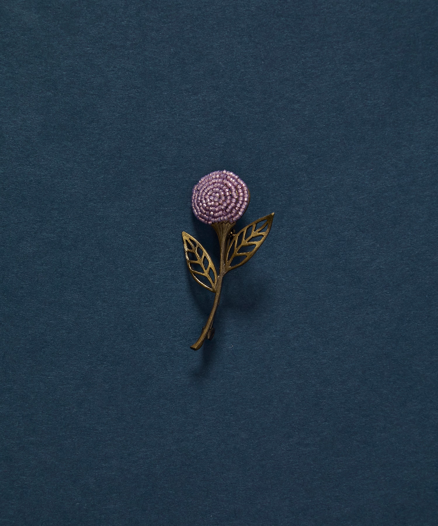 【ADIEU TRISTESSE】【クリスマスマルシェ】フラワービーズブローチ 詳細画像 ラベンダー 1