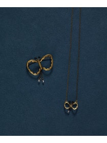 【ADIEU TRISTESSE】【クリスマスマルシェ】ちょうちょブローチ 詳細画像 ゴールド 1