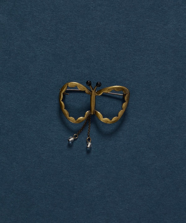 【ADIEU TRISTESSE】【クリスマスマルシェ】ちょうちょブローチ