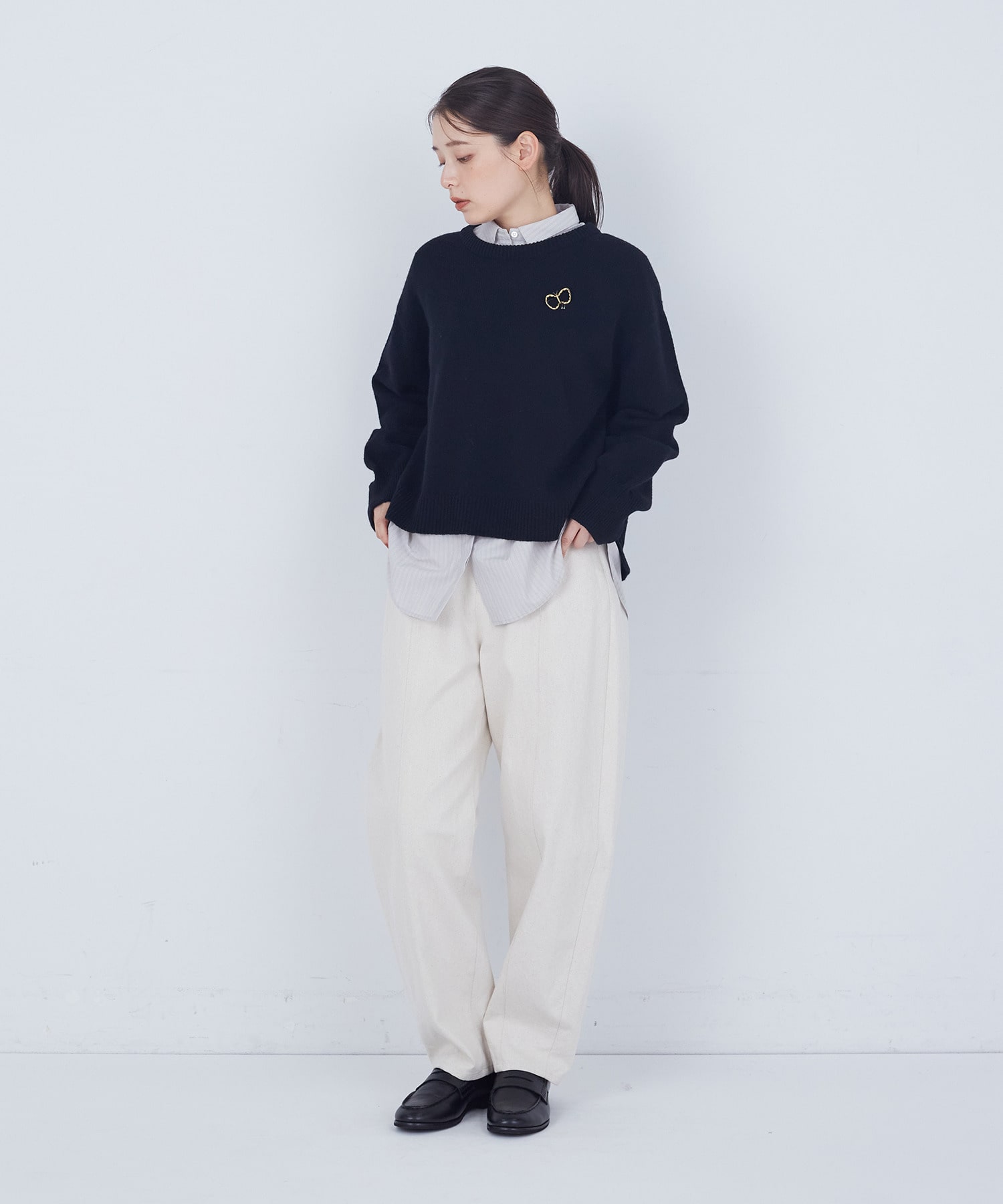 【ADIEU TRISTESSE】【クリスマスマルシェ】ちょうちょブローチ 詳細画像 ゴールド 2