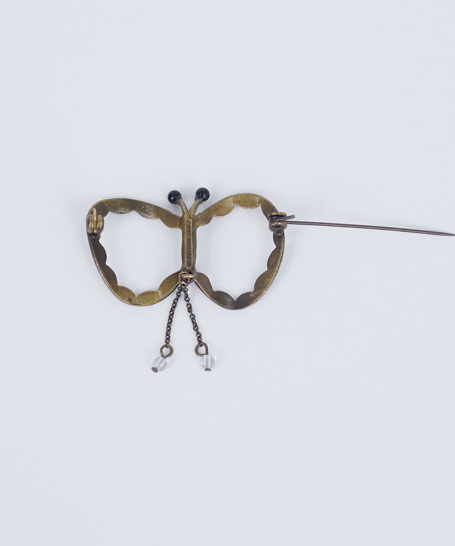 【ADIEU TRISTESSE】【クリスマスマルシェ】ちょうちょブローチ 詳細画像 ゴールド 4