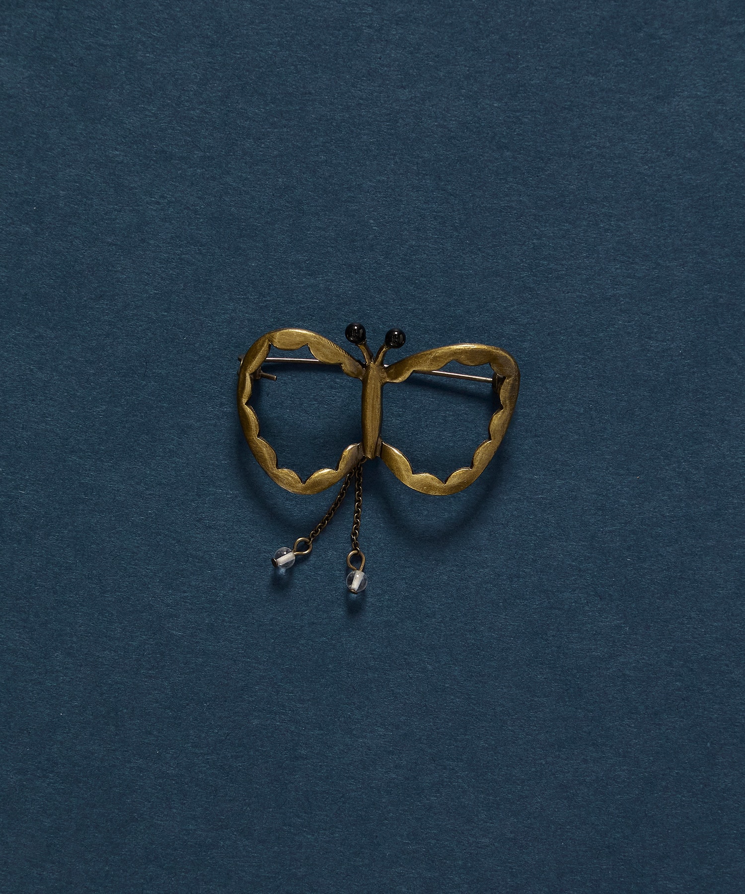 【ADIEU TRISTESSE】【クリスマスマルシェ】ちょうちょブローチ 詳細画像 ゴールド 1