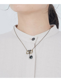 【ADIEU TRISTESSE】【クリスマスマルシェ】ちょうちょネックレス 詳細画像 ゴールド 4