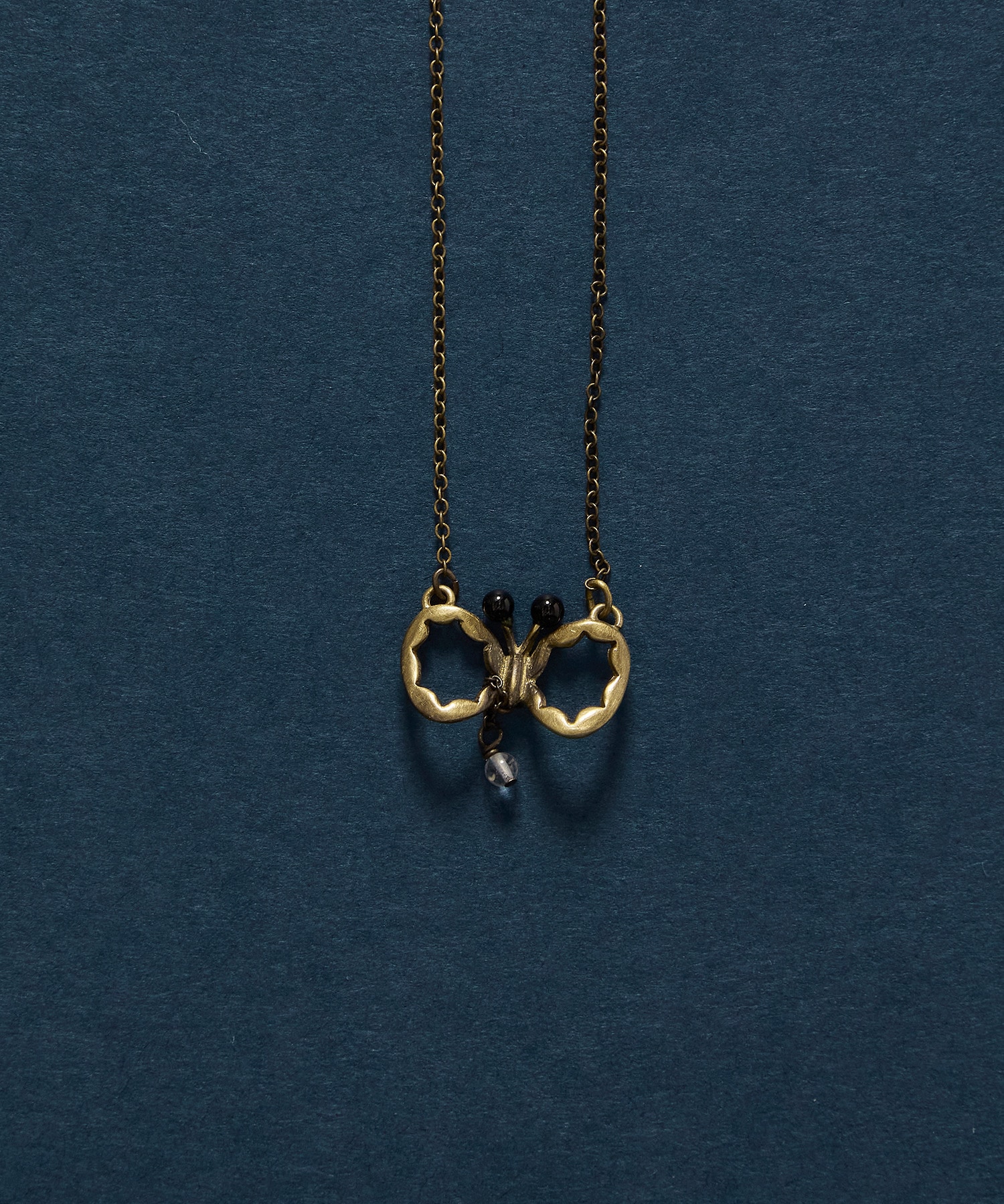 【ADIEU TRISTESSE】【クリスマスマルシェ】ちょうちょネックレス 詳細画像 ゴールド 1