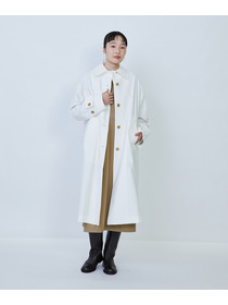 【LOISIR】ウール混ギャバスリーブレスワンピース 詳細画像 ブラック 8