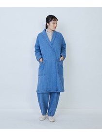 【LOISIR】デニムガウンコート 詳細画像 ライトブルー 1