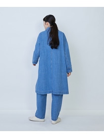 【LOISIR】デニムガウンコート 詳細画像 ライトブルー 3