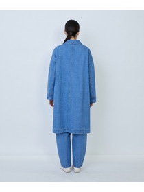 【LOISIR】デニムガウンコート 詳細画像 ライトブルー 6