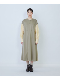 【LOISIR】コットンポンチコンビネーションワンピース 詳細画像 グリーン系その他 13