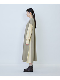 【LOISIR】コットンポンチコンビネーションワンピース 詳細画像 グリーン系その他 14